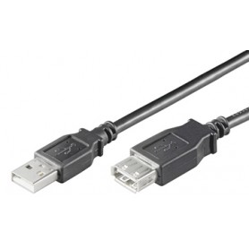 CAVO PROLUNGA USB 2.0 TIPO A/A M/F 1.0mt RAME