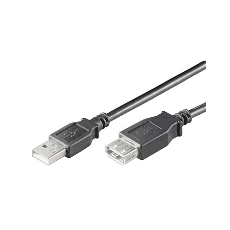 CAVO PROLUNGA USB 2.0 TIPO A/A M/F 1.0mt RAME