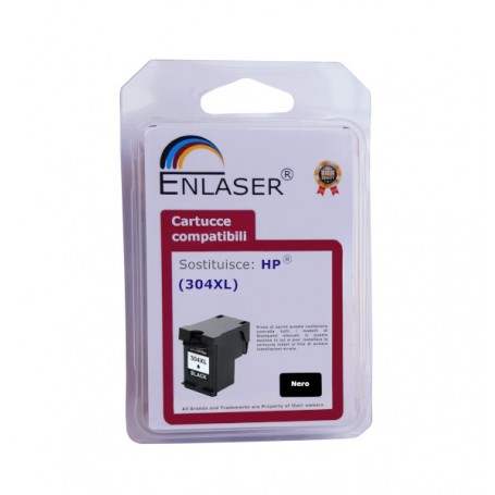 INK ENLASER COMP. HP N9K08AE (304XL) BK