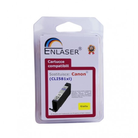 INK ENLASER.COMP. CANON CLI-581XL YE