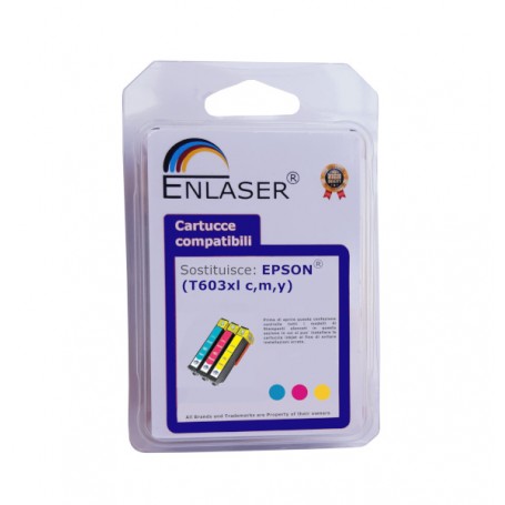 INK ENLASER.COMP. EPSON (T603XL) C,M,Y TRIPACK